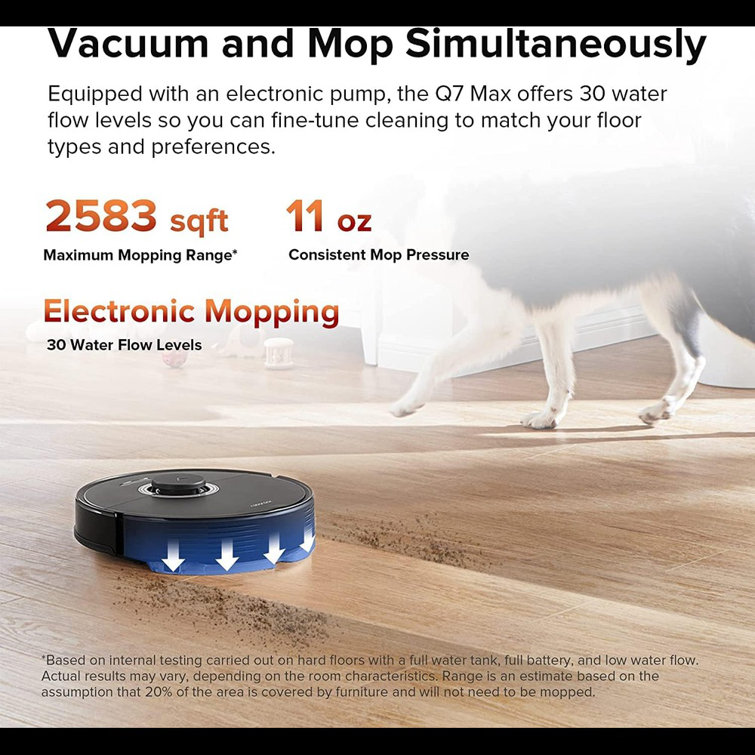 Aristell Q7 Max Robot Vacuum And Mop Cleaner, 4200Pa Strong Suction